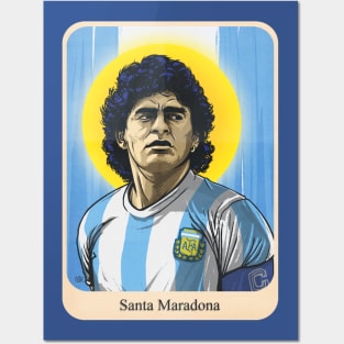 Santa Maradona Posters and Art
